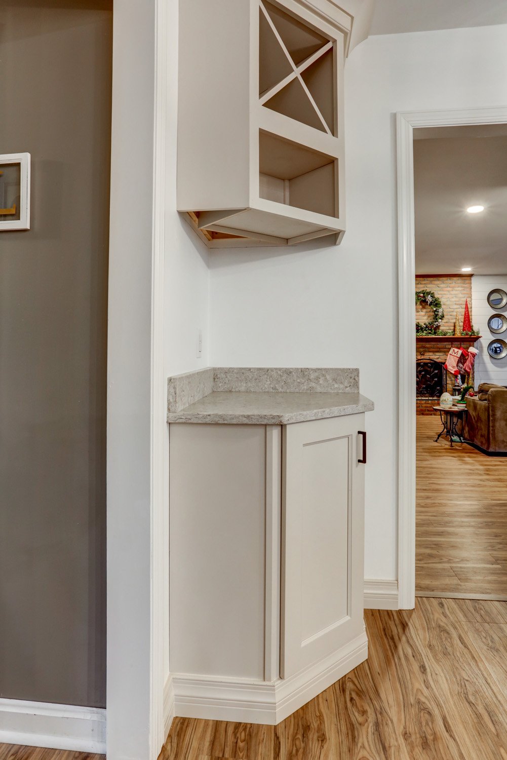 Built in storage in Manheim Township Kitchen Remodel