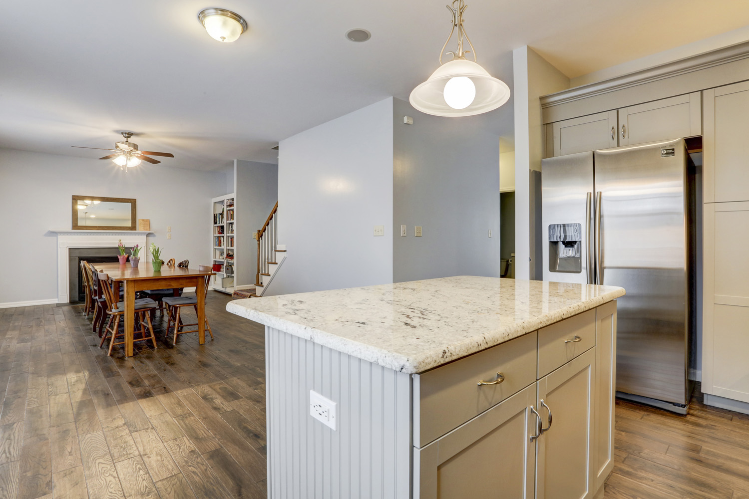 Island in Marietta Kitchen Remodel