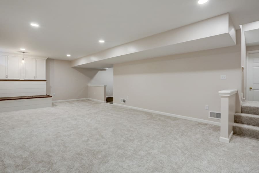 Large play room in Millersville finished basement remodel