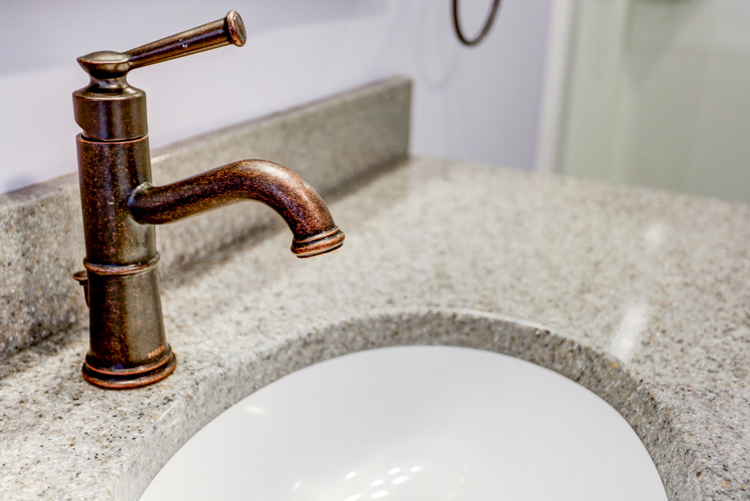 Oil Rubbed Bronze Faucet in Millersville Bathroom Remodel