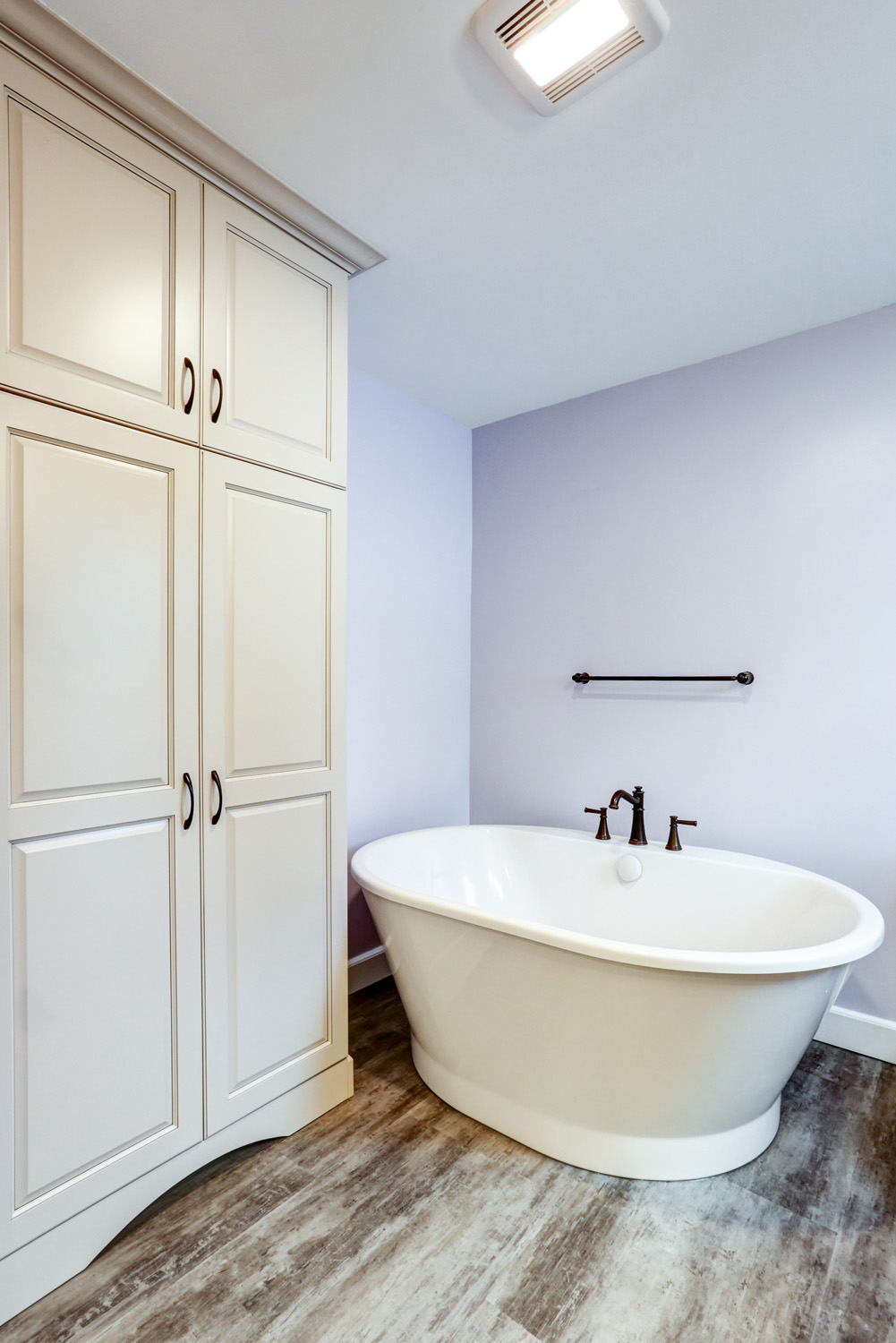 Freestanding bathtub in Millersville remodel