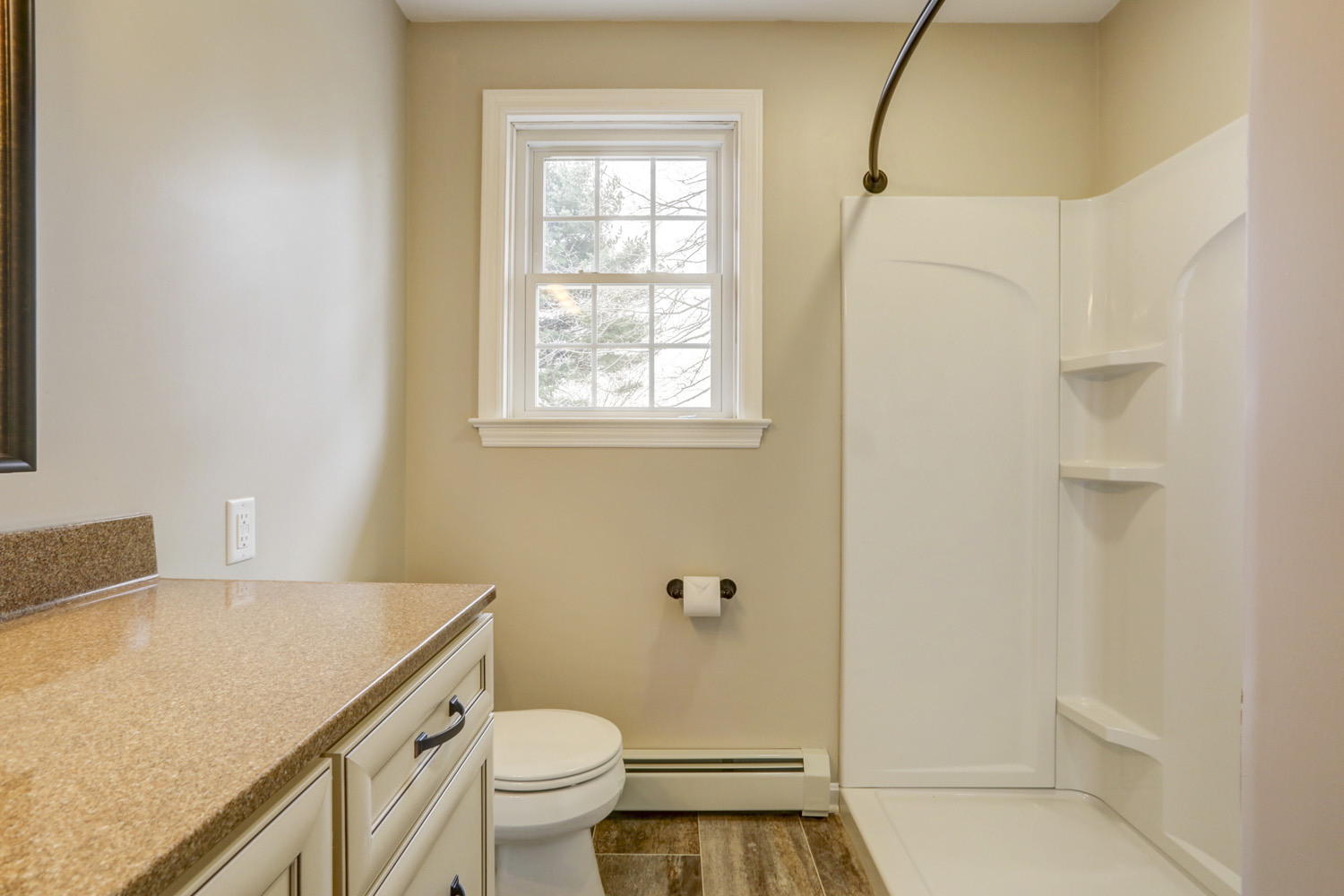 Shower in Millersville Double Bathroom Remodel