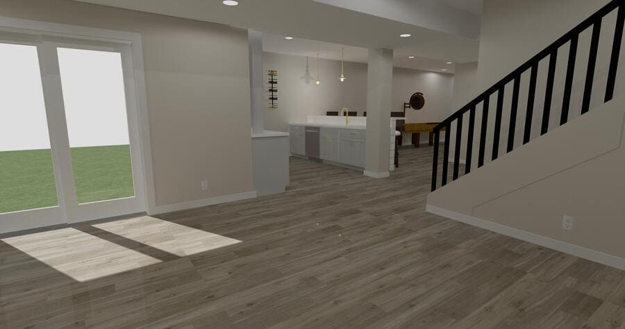 basement design rendering 2