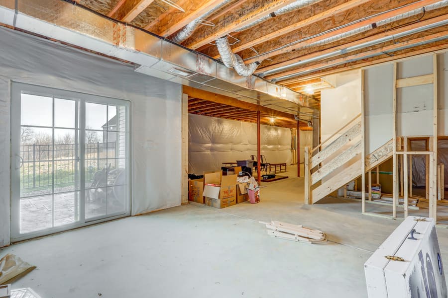 Manheim Township Basement before remodel