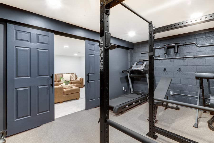 Lancaster Basement remodel after