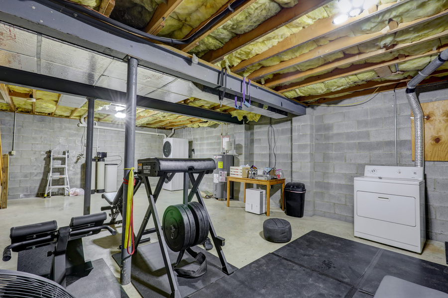 Lancaster Basement remodel before