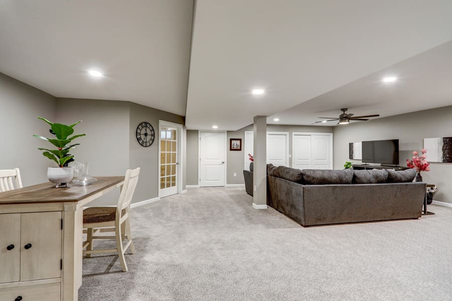 Manor Township Basement Remodel with office