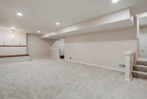 Large play room in Millersville basement remodel