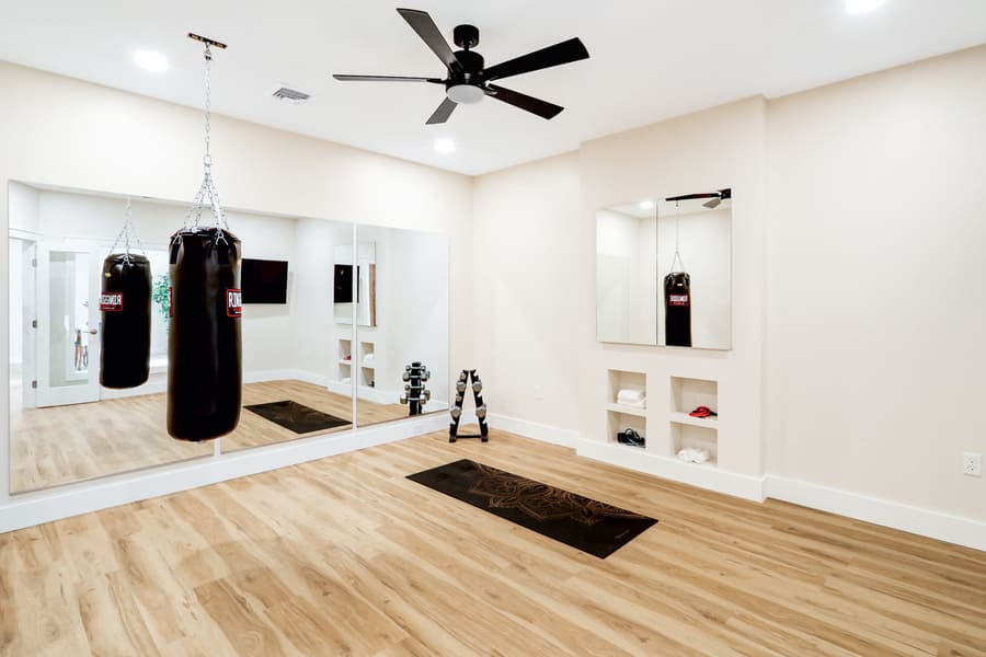 gym in Lititz Basement Remodel 