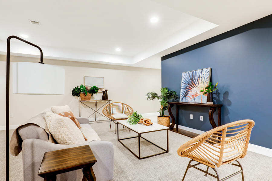 Manheim Township Basement Remodel with family room