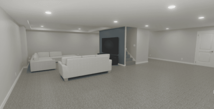 Manheim Township Basement Design Rendering