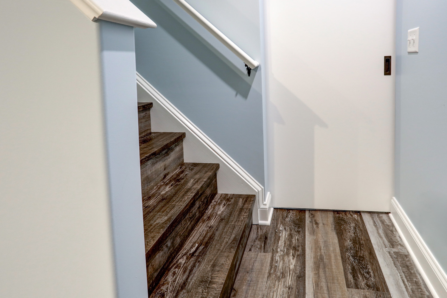 utility access door in Millersville Basement Remodel