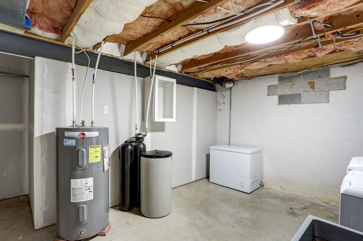 Storage room in Millersville Basement Remodel