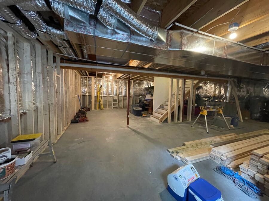 Elizabethtown Basement Remodel before