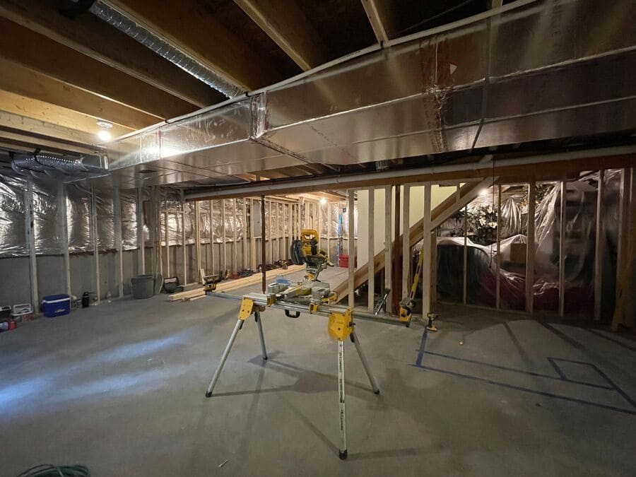 Elizabethtown Basement Remodel Before