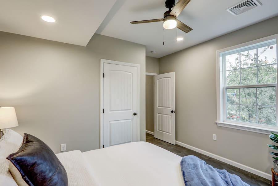 private guest bedroom in Washington Boro Basement Remodel