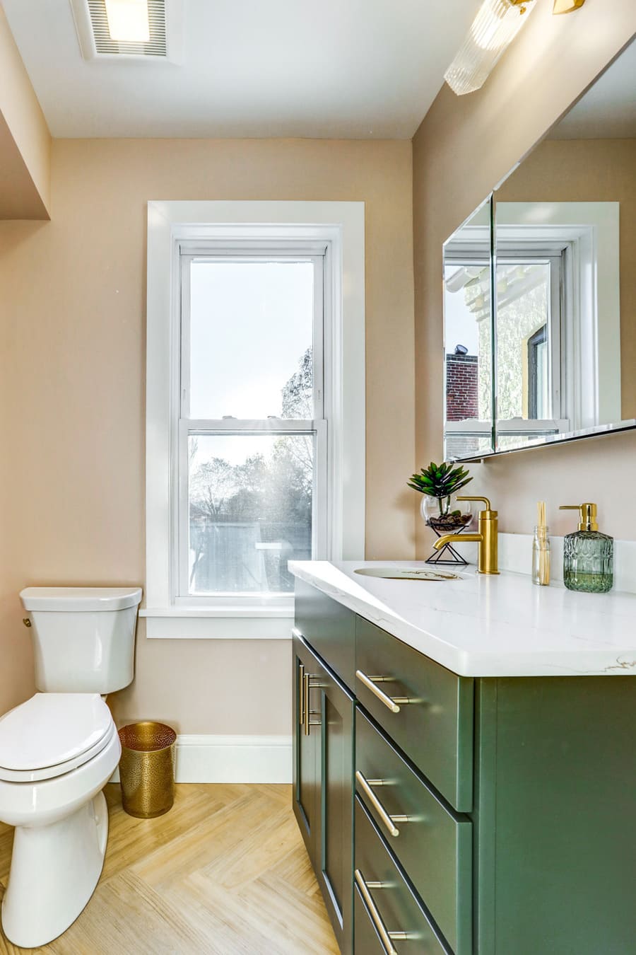 vanity and toilet in Lancaster Primary Bathroom Remodel