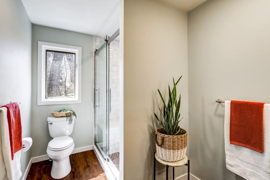 Rohrerstown Bathroom Remodel with LVP flooring