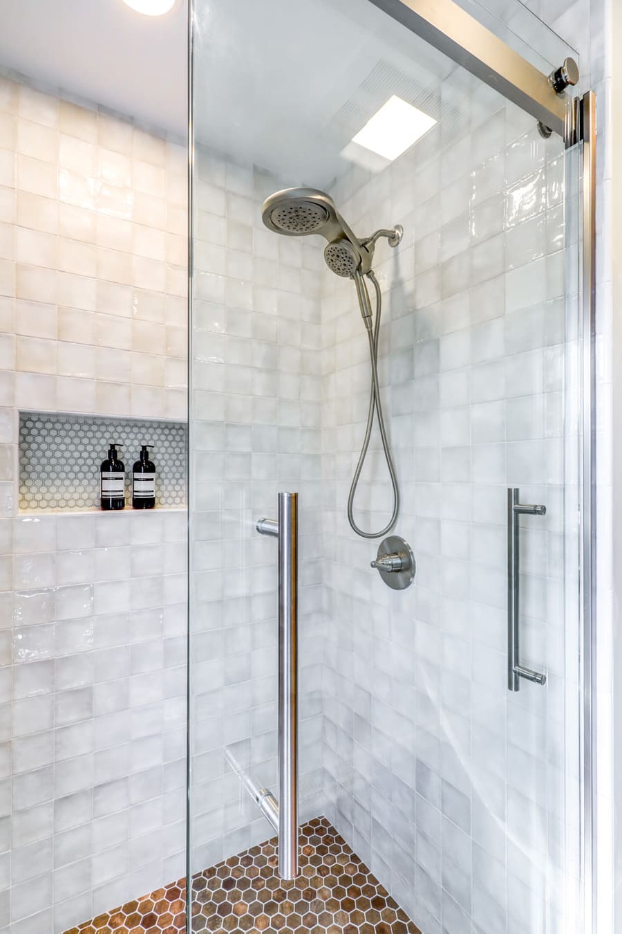 sliding shower doors in Rohrerstown Bathroom Remodel