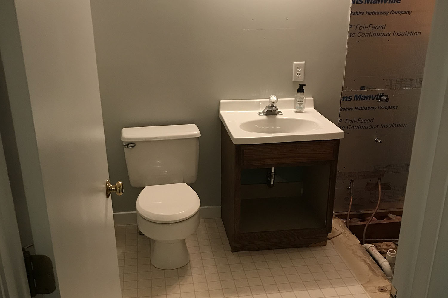 West Lancaster bathroom remodel before