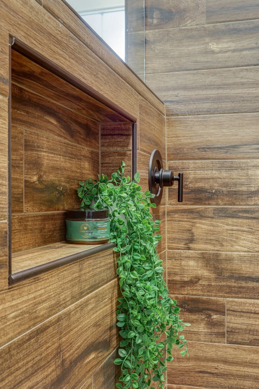 shower niche in Lancaster Bathroom Remodel 