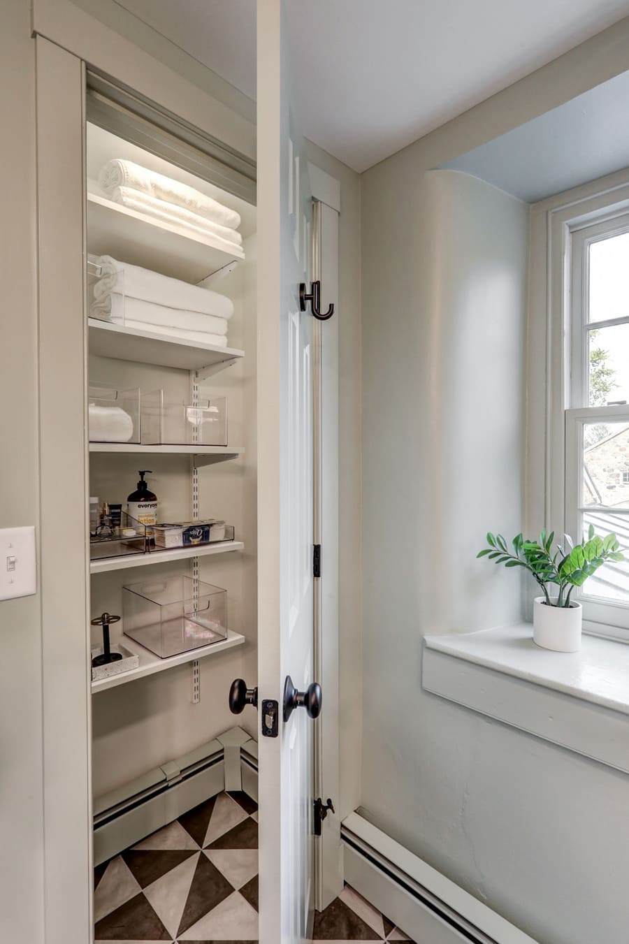 linen cabinet in  Elizabethtown bathroom remodel