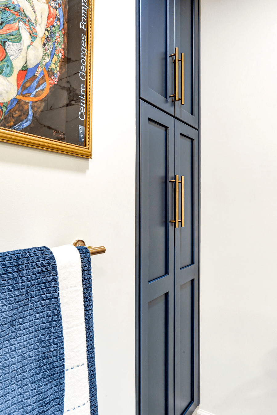 linen closet in Hempfield Master Bathroom Remodel 