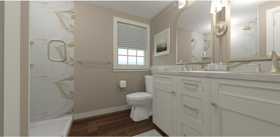 Manheim Township Bathroom design rendering