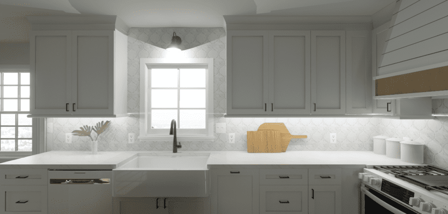 design rendering in Lititz kitchen remodel