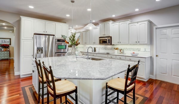 Centerville kitchen remodel with large island
