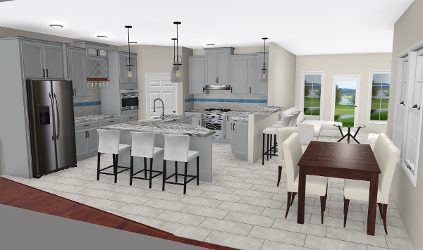 Conestoga Kitchen design rendering