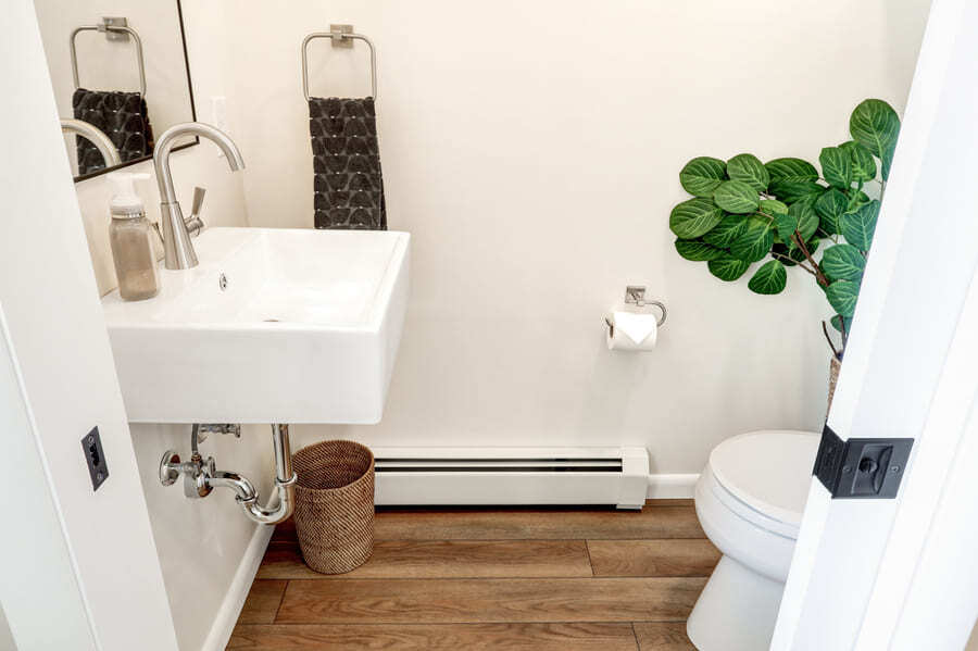 powder room off Lancaster Kitchen Remodel
