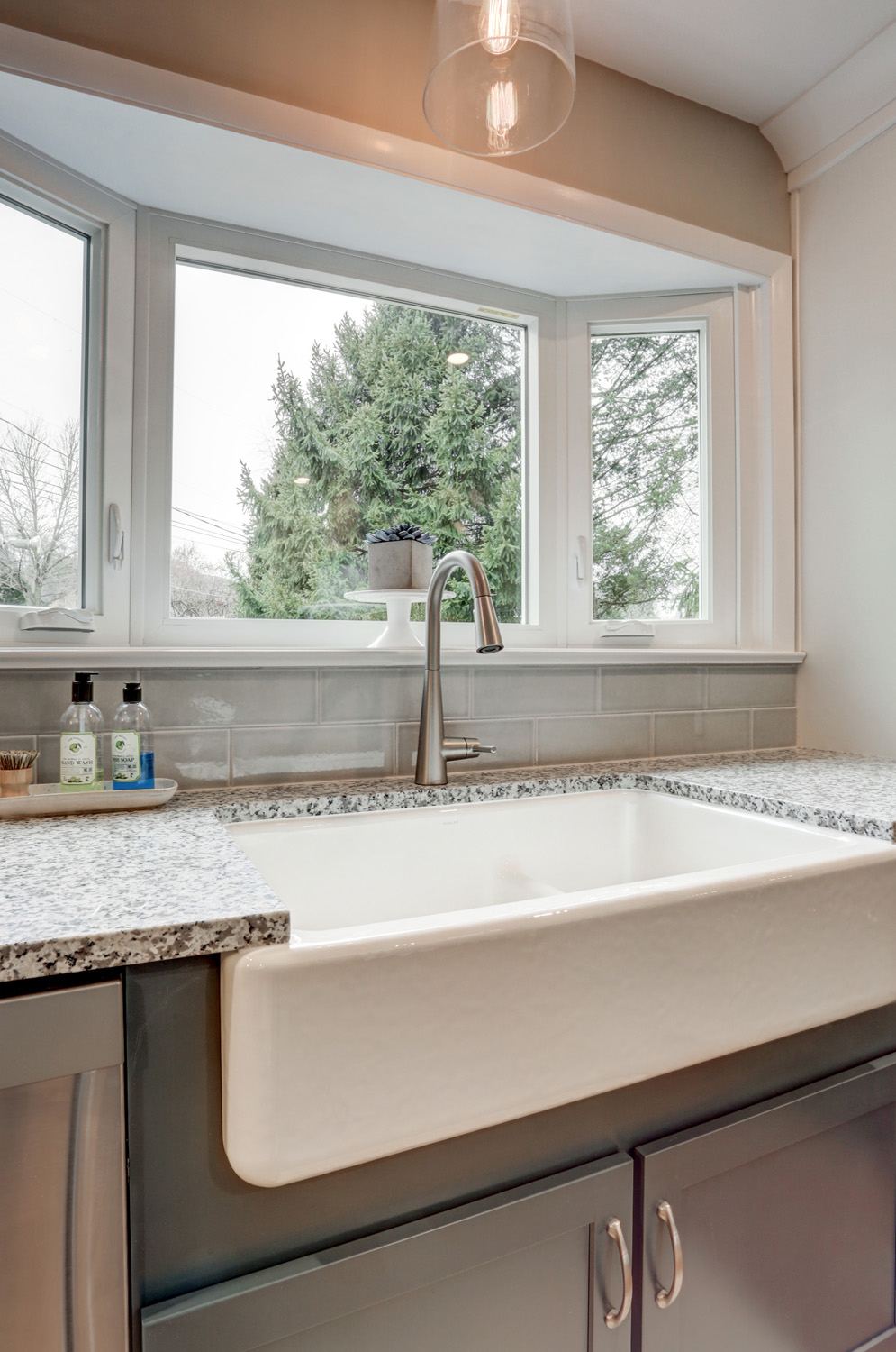 Farm Sink in Warwick Township Kitchen Remodel