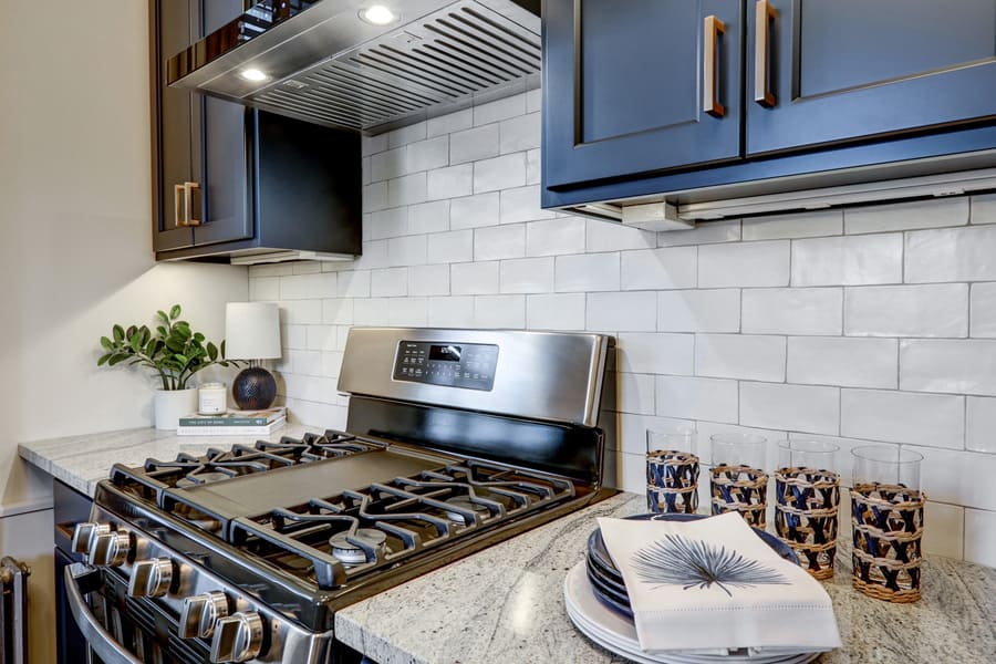 Subway tile backsplash in Mount Joy Kitchen Remodel