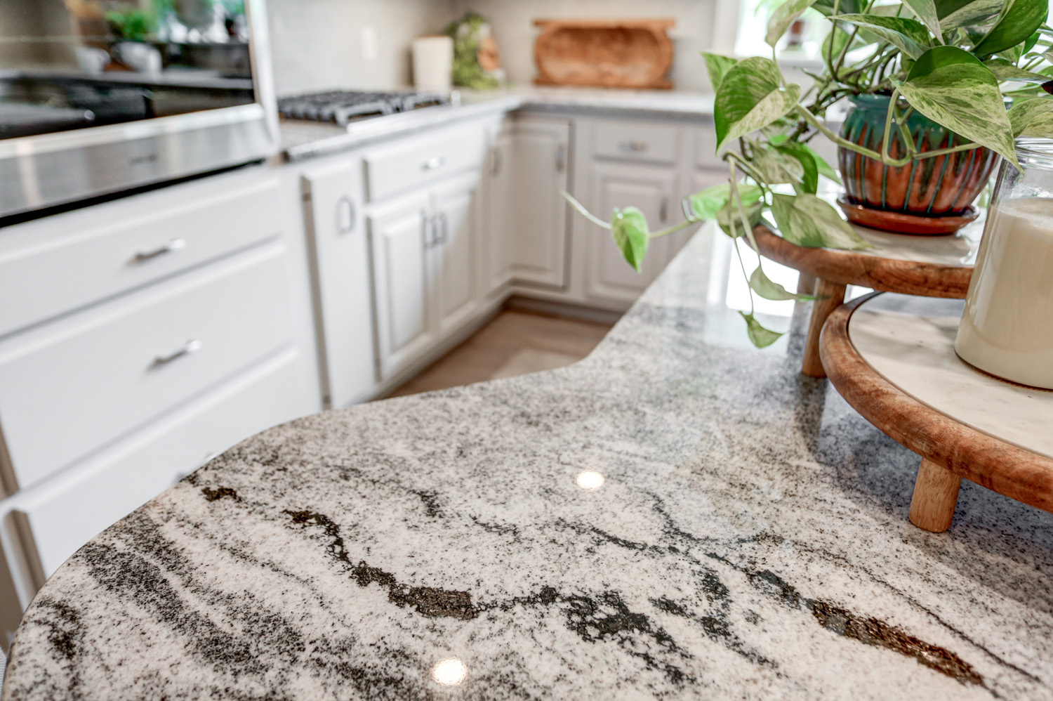 Granite Island Countertop inConestoga Valley Kitchen Remodel