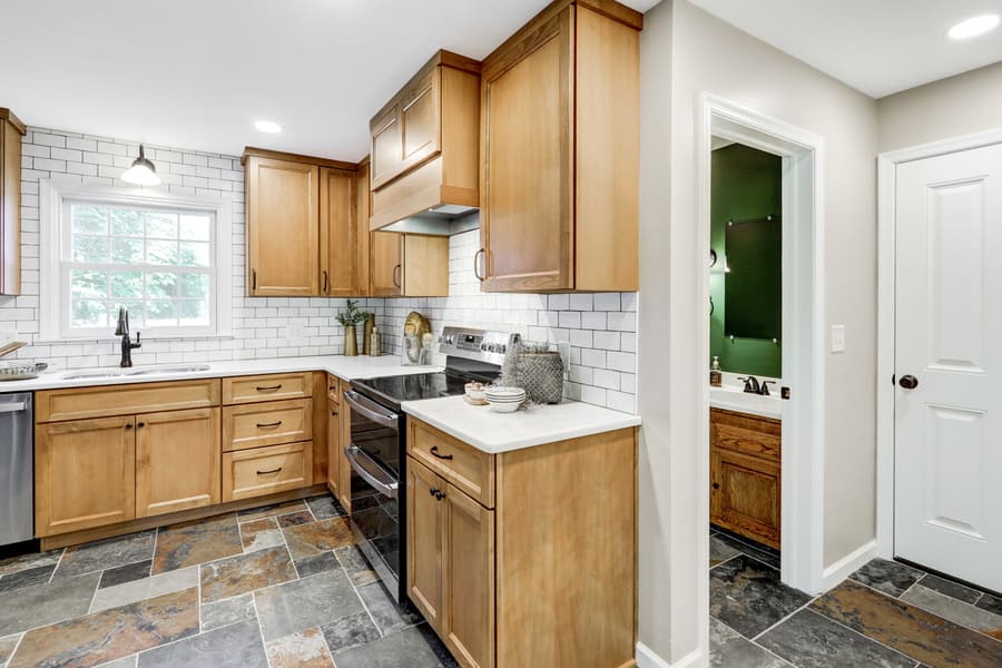 Elizabethtown Kitchen Remodel with fresh paint on walls and trim