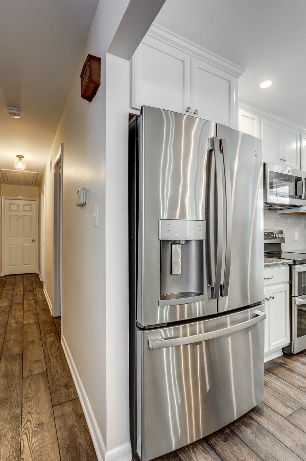 stainless steel refrigerator in Lititz Kitchen Remodel