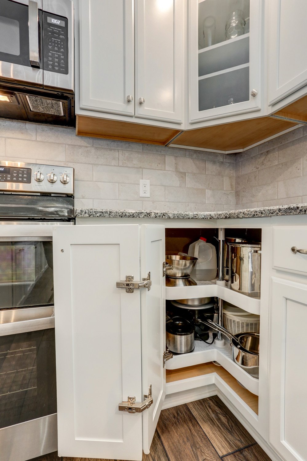 lazy susan in Lititz Kitchen Remodel