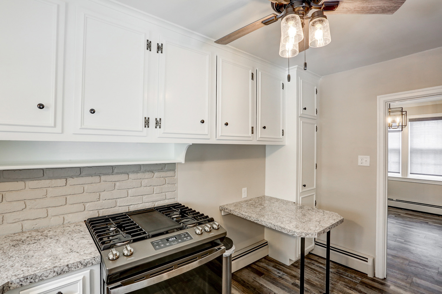 Lancaster Kitchen Facelift with painted cabinets