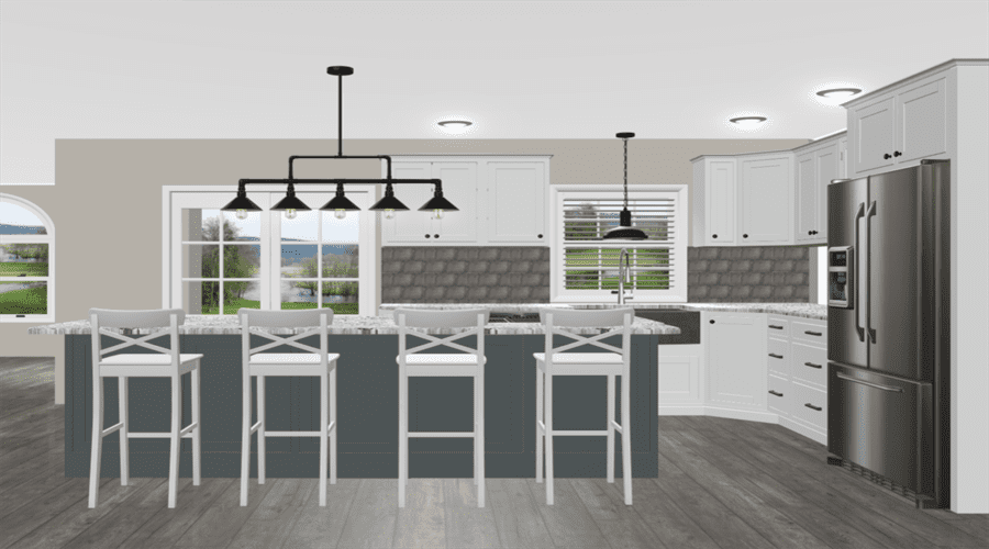 Manheim Township Kitchen design rendering