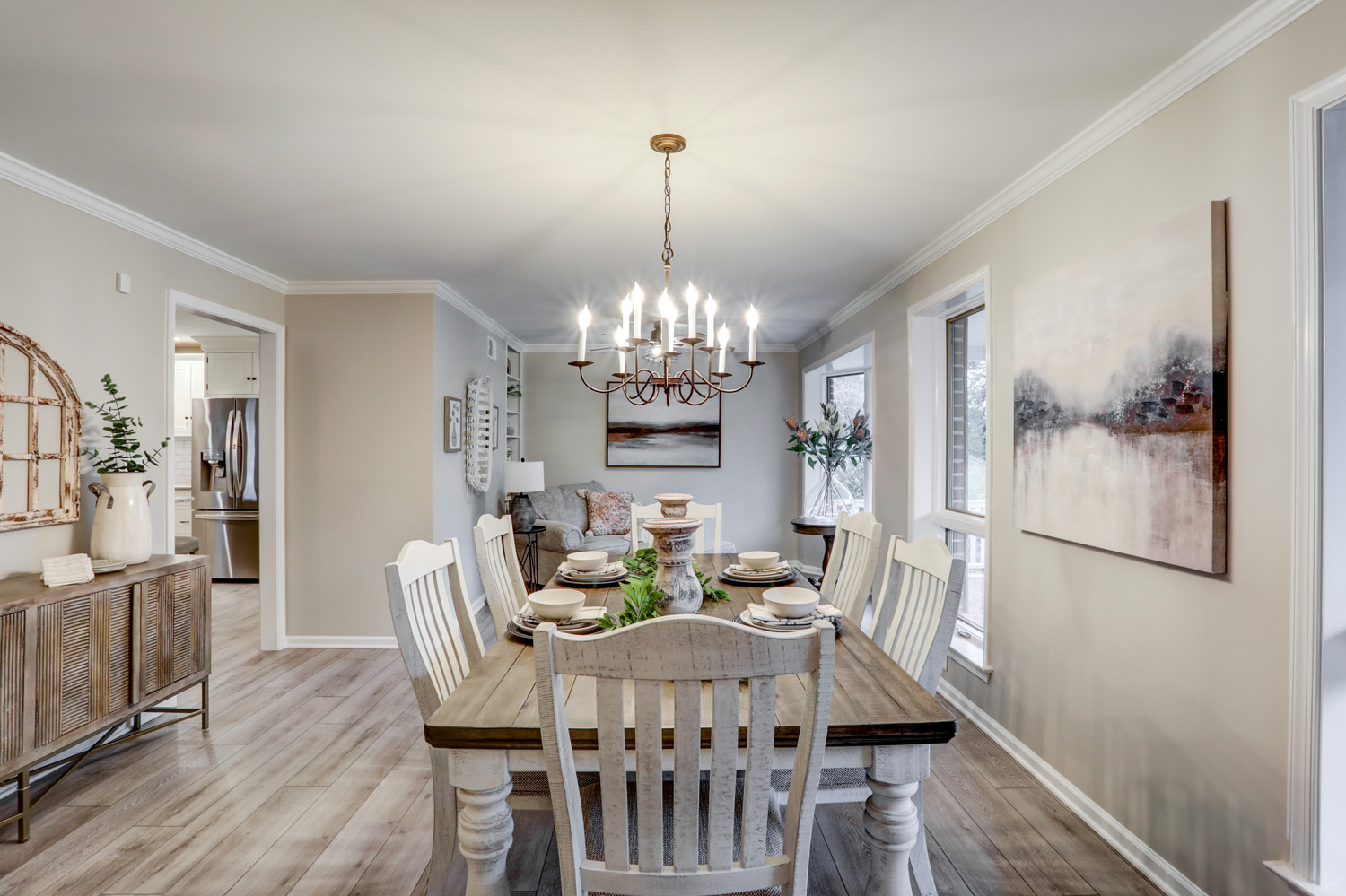 Dining room facelift in Manheim Township First Floor Remodel