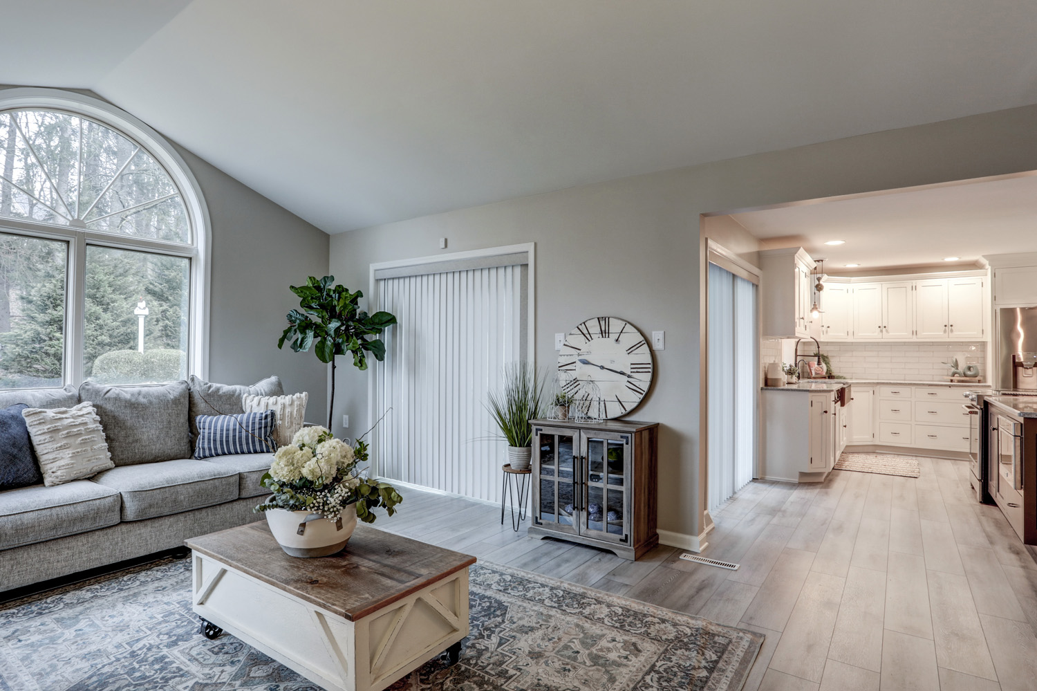 Living room in Manheim Township First Floor Remodel