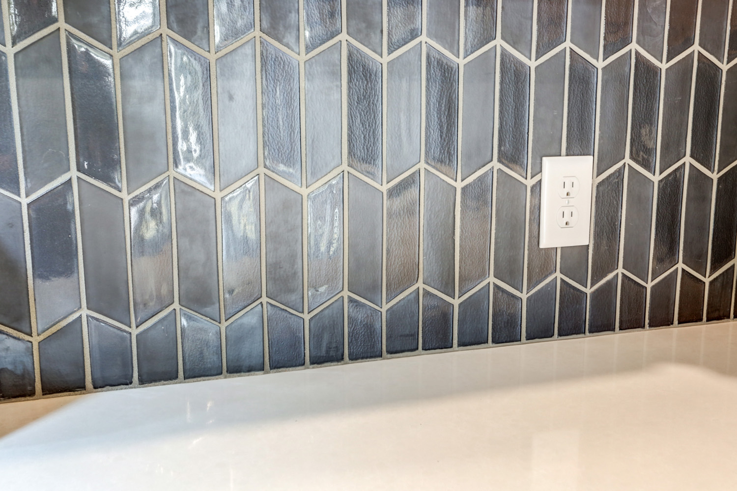 Axis Tile Backsplash in Rohrerstown Kitchen Remodel