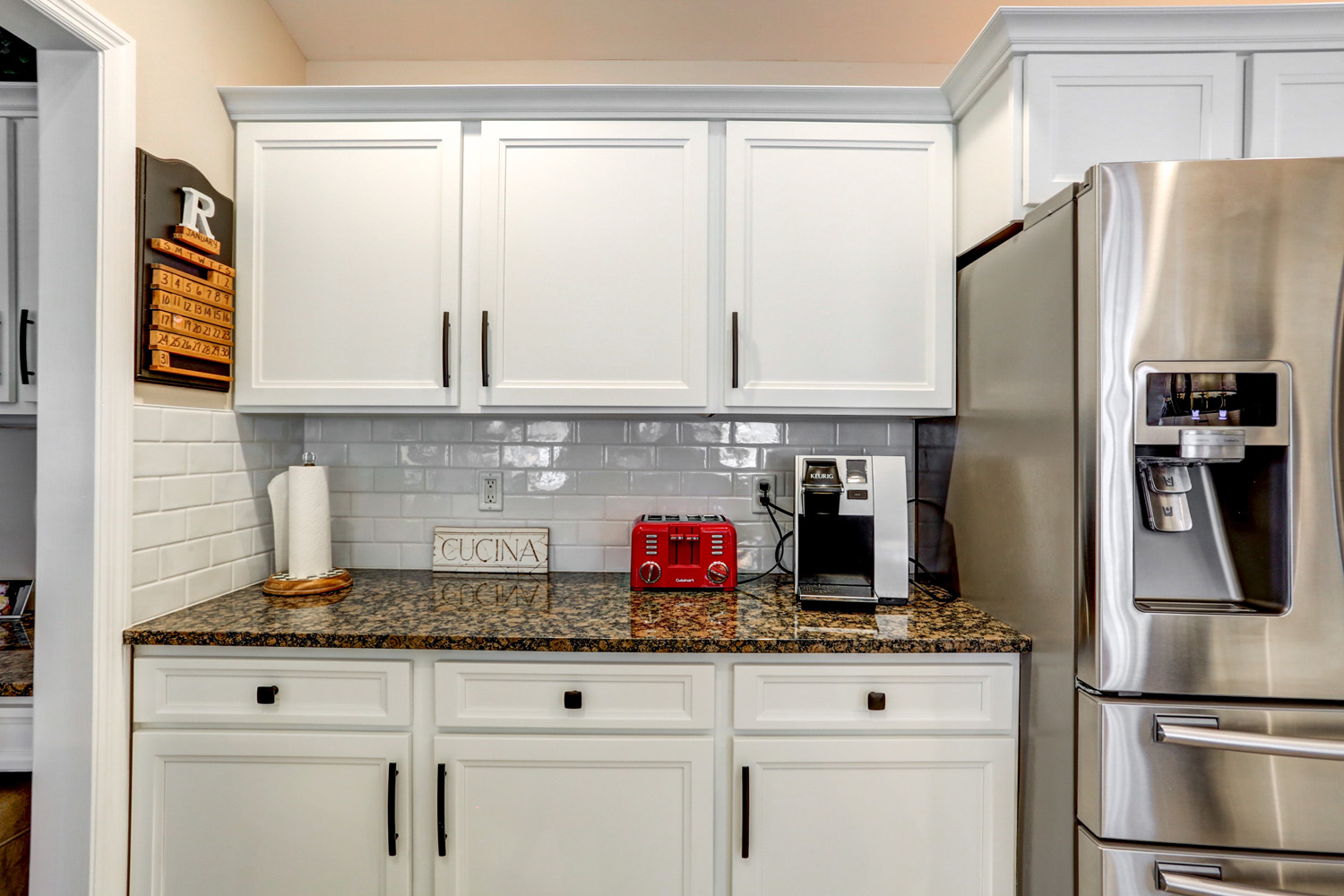 White Cabinets in Manheim Central Kitchen Remodel