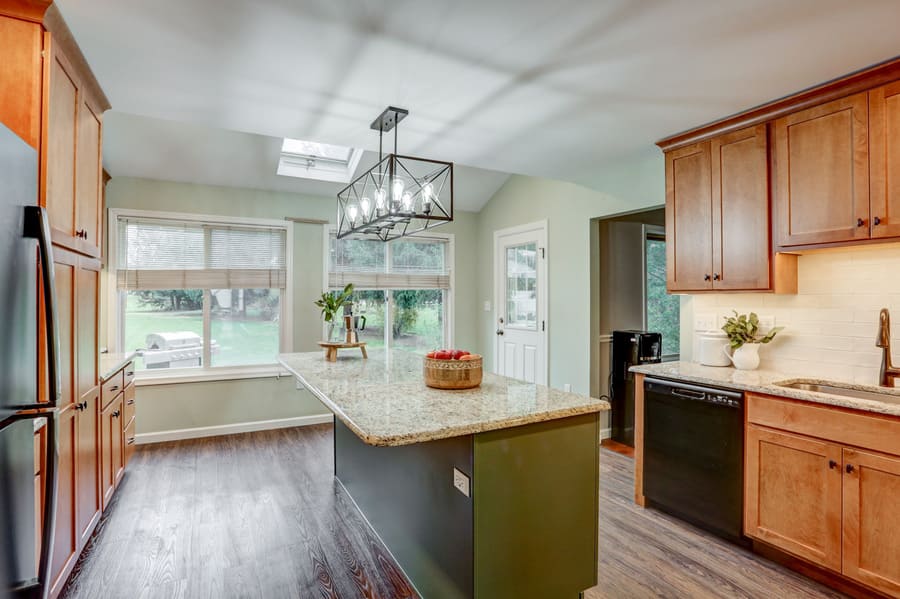 Hempfield Kitchen Remodel with vinyl plank floors