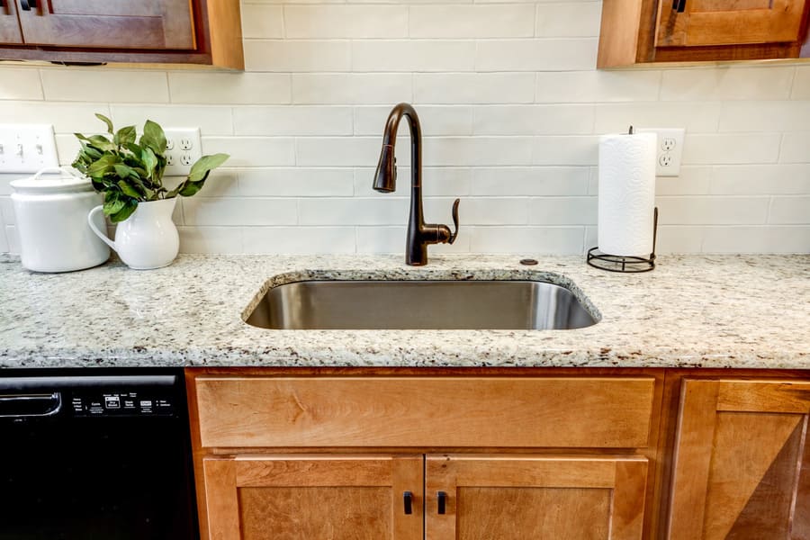 Undermount sink in Hempfield Kitchen Remodel