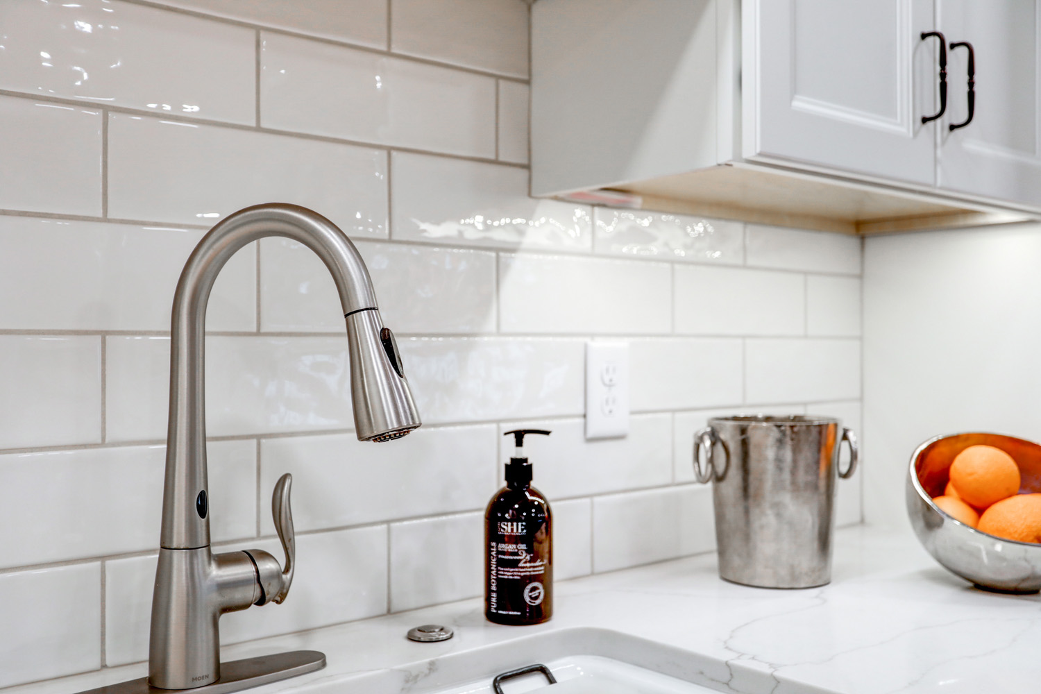 Large subway tile in Leola Kitchen remodel