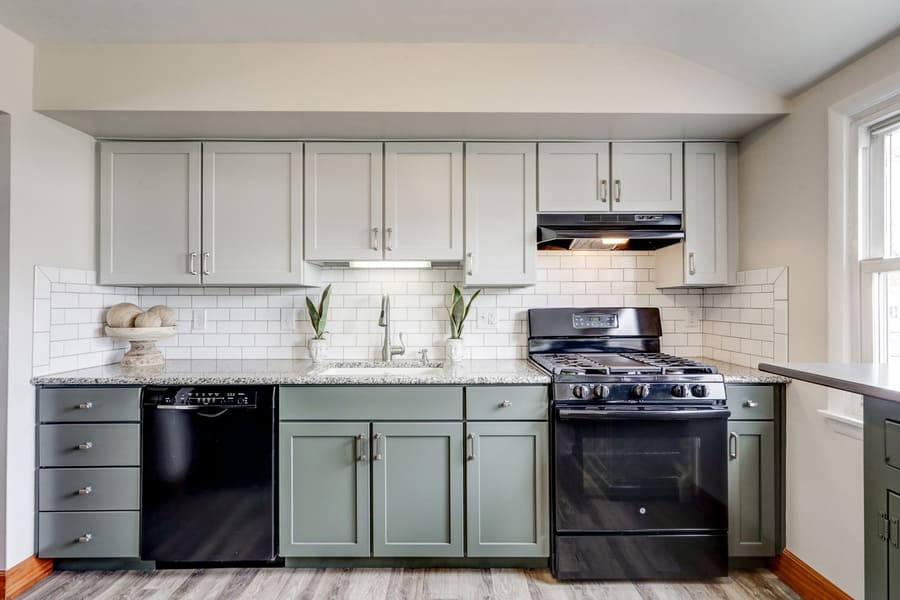 Manheim Township Kitchen Refresh with dual color cabinets