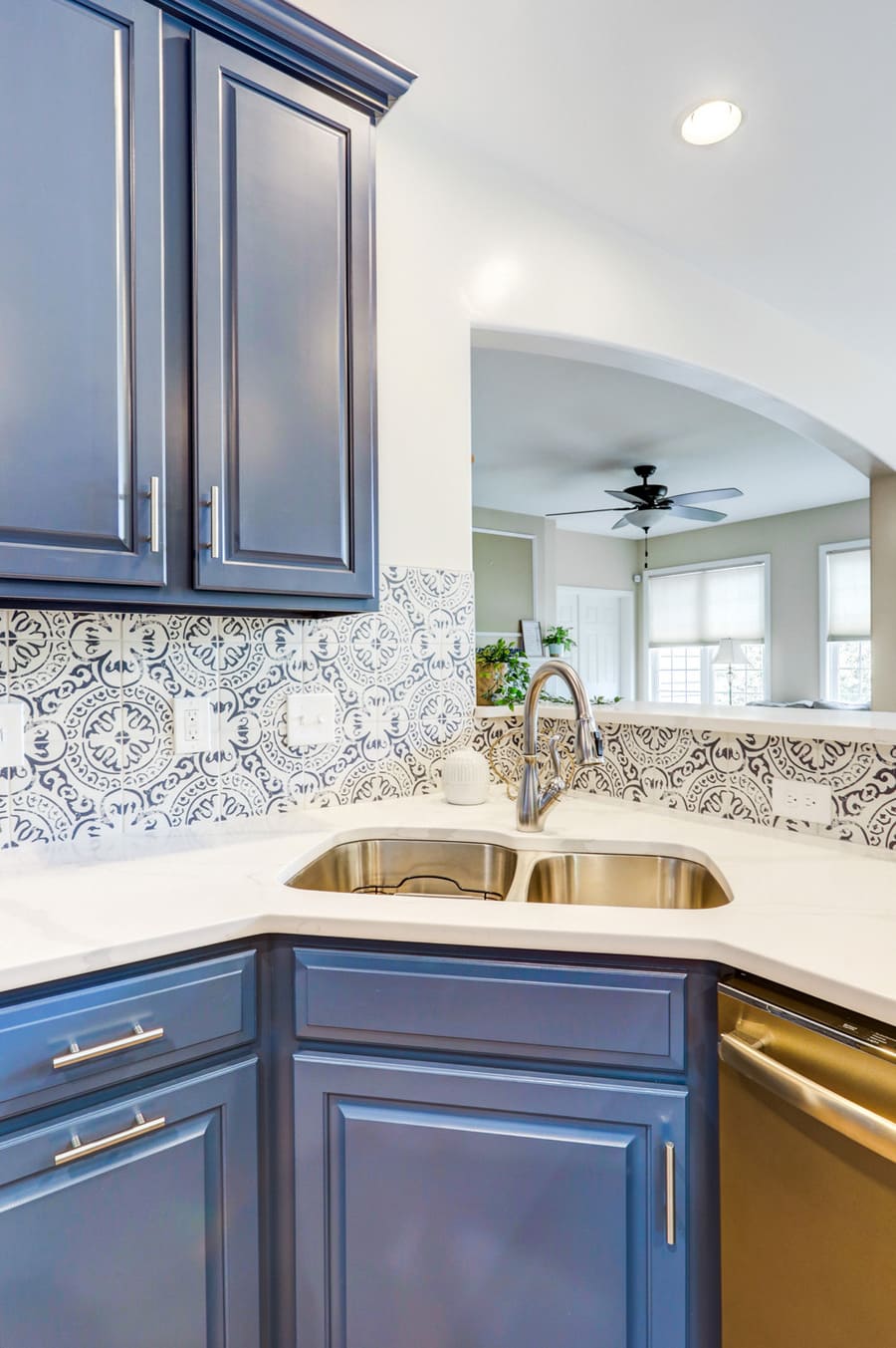 corner sink in Lampeter-Strasburg Kitchen Remodel