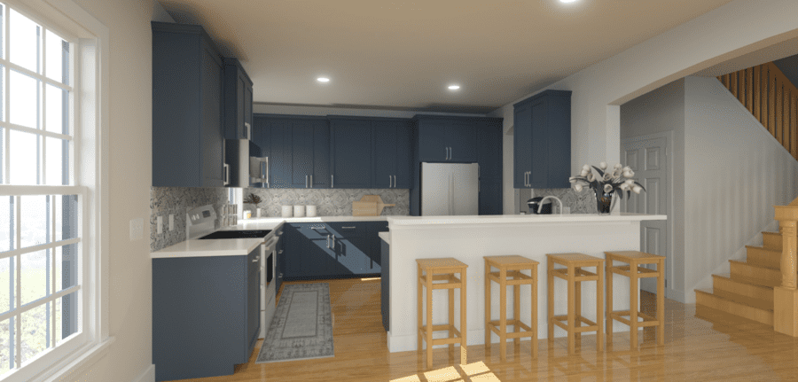 kitchen design rendering